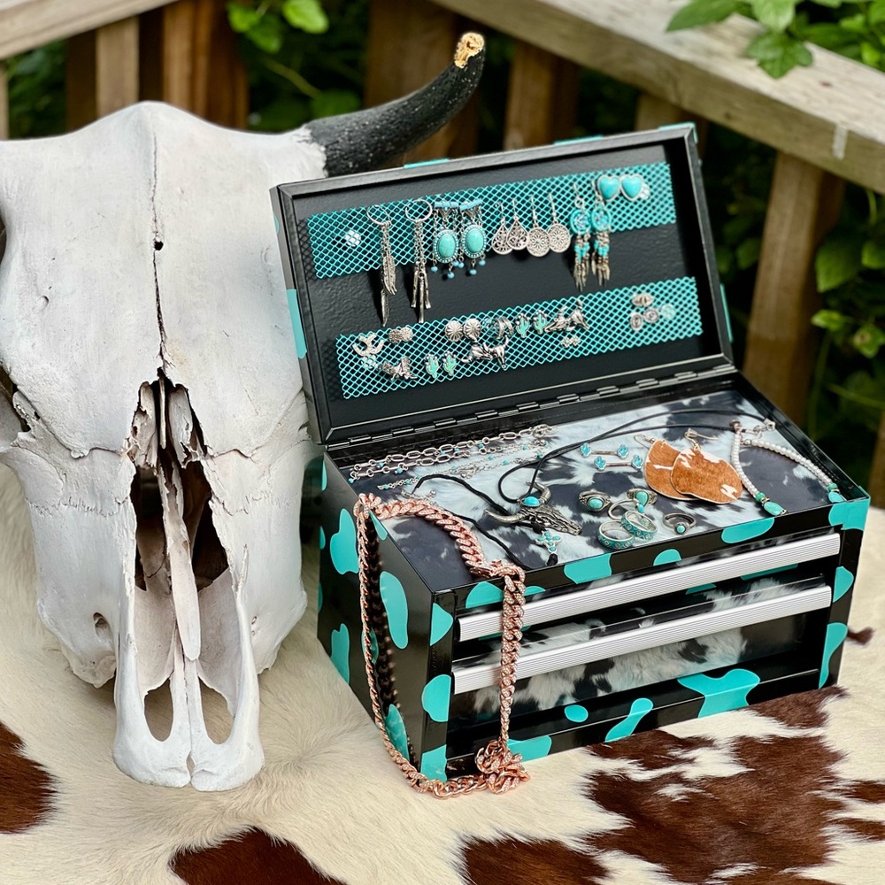 Custom mini toolbox jewelry box